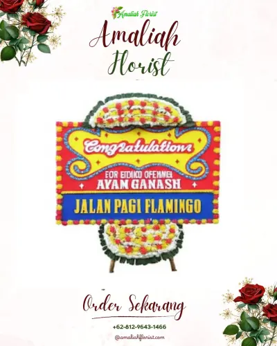 Bunga Papan Congratulation di Haurgajrug